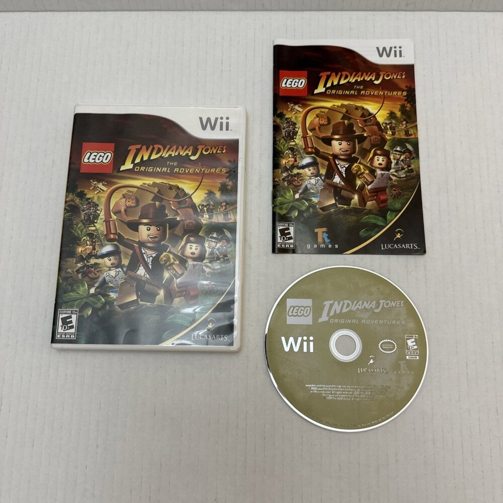 LEGO Indiana Jones The Original Adventures Nintendo Wii - Complete CIB
